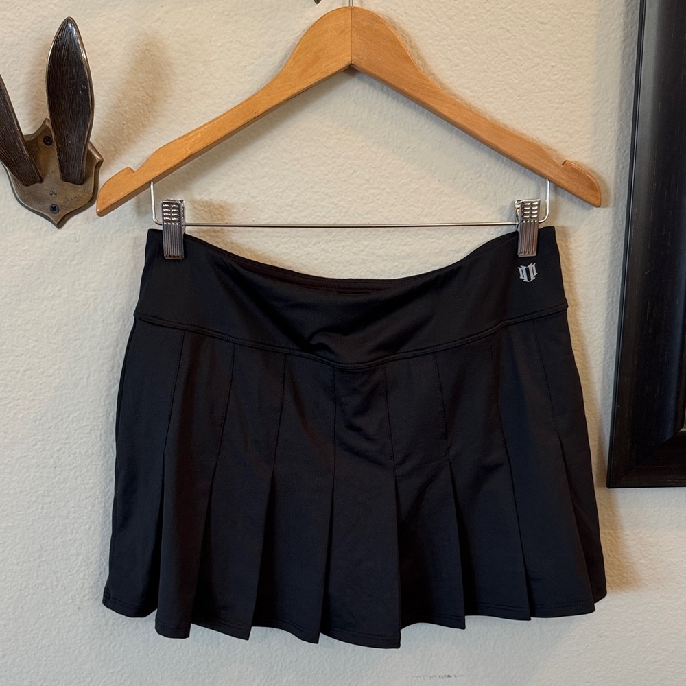 EleVen by Venus Williams Black Pleated Tennis Skirt